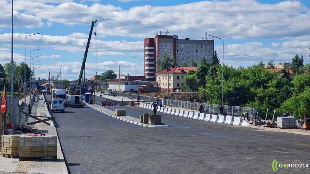 В Полоцке завершается реконструкция моста на улице Октябрьской. Когда планируют открыть движение?