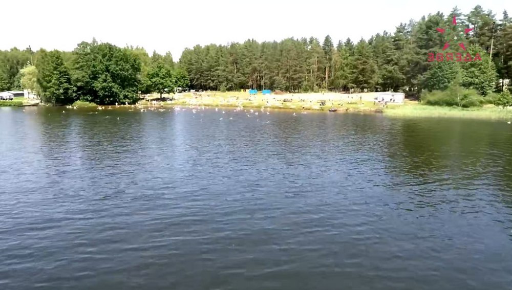 В Новополоцке на озере Люхово сотрудники ОСВОД вытащили тонущего парня